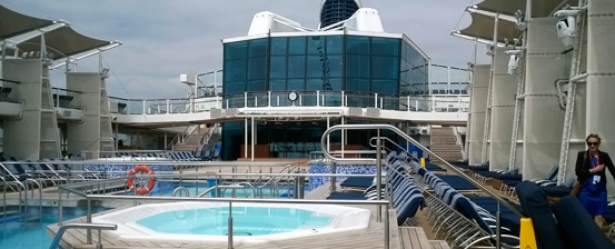 Pool on board the Eclipse