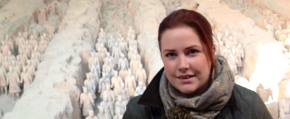 Carla at the Terracotta Army